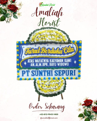 Papan Bunga Duka di Pace