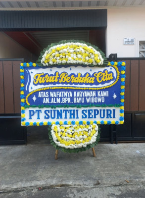 Papan Bunga Duka di Pace